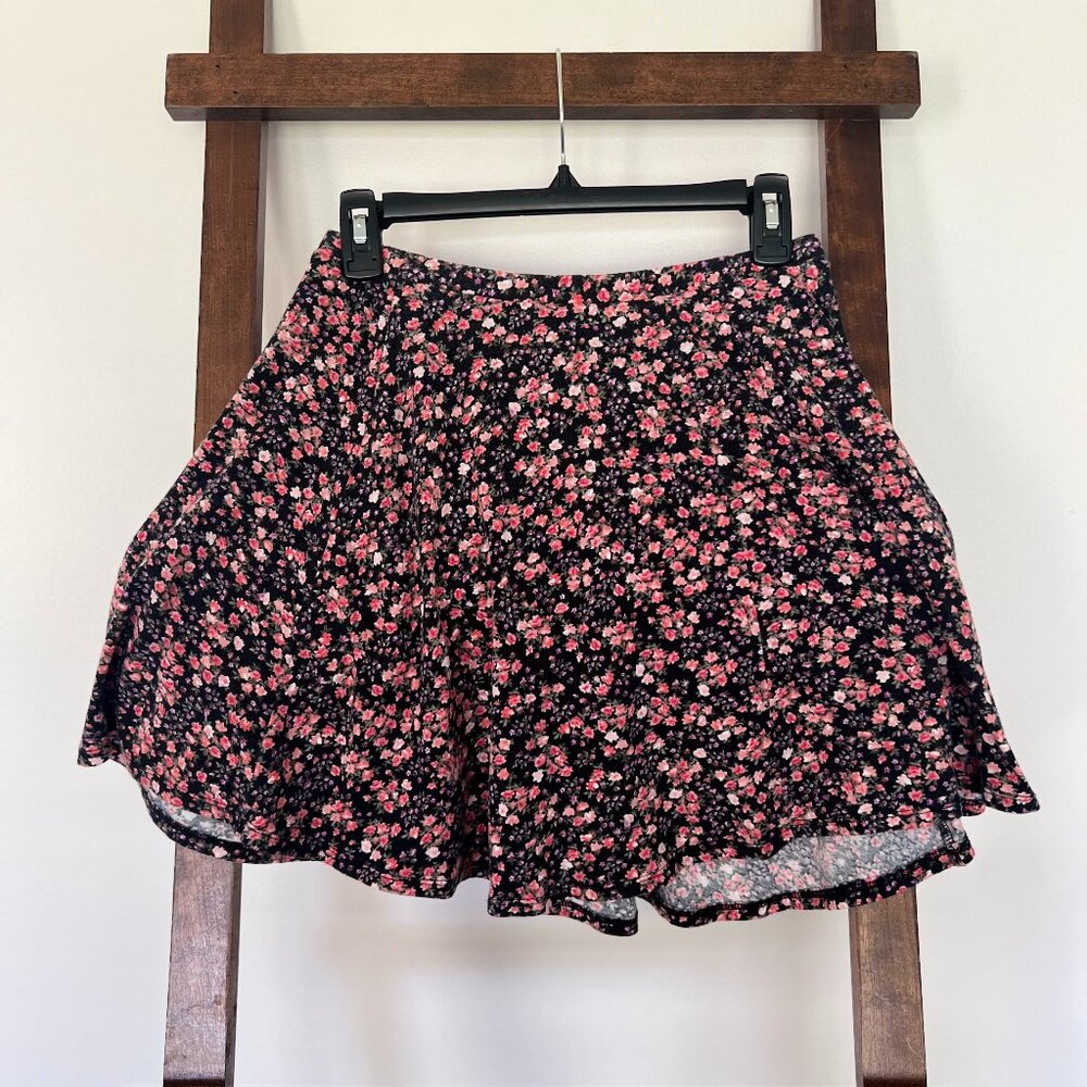 Floral Mini Skirt
